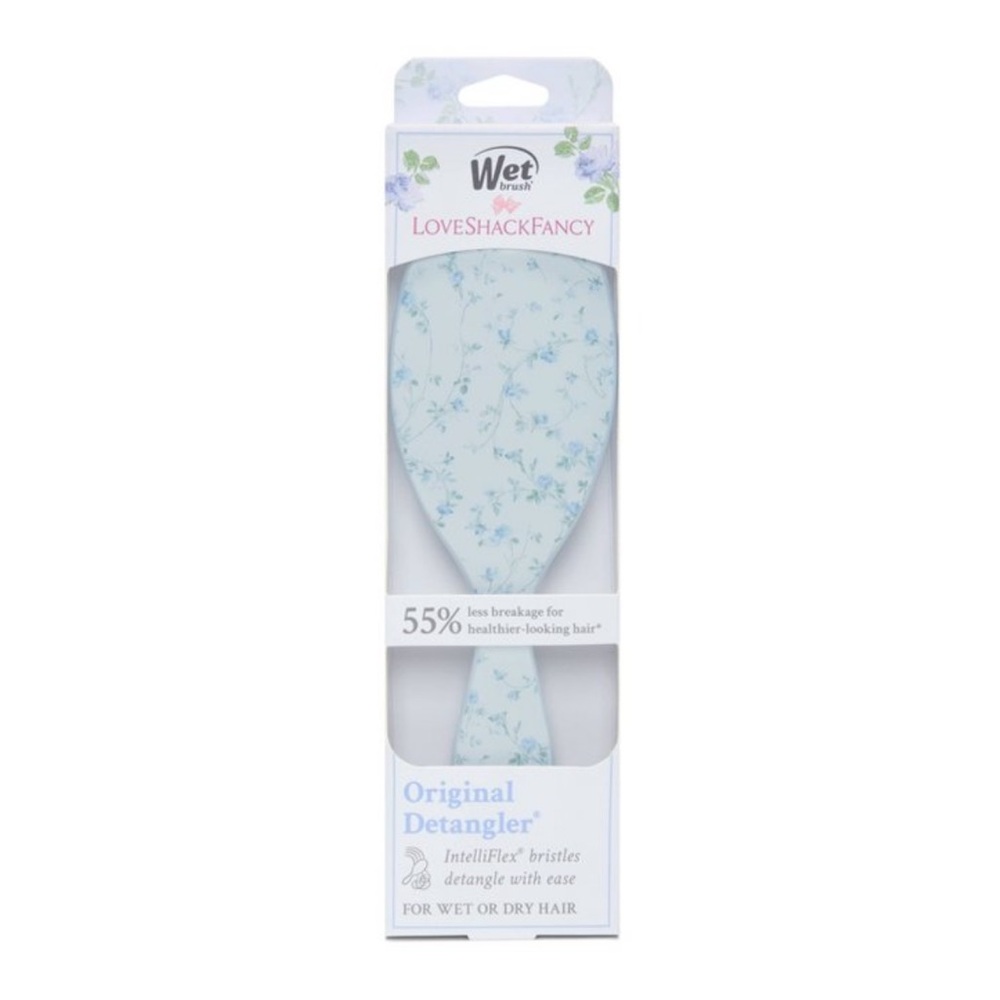 SOLD NIB Wet Brush x LoveShackFancy Original Detangler English Ivy Blue